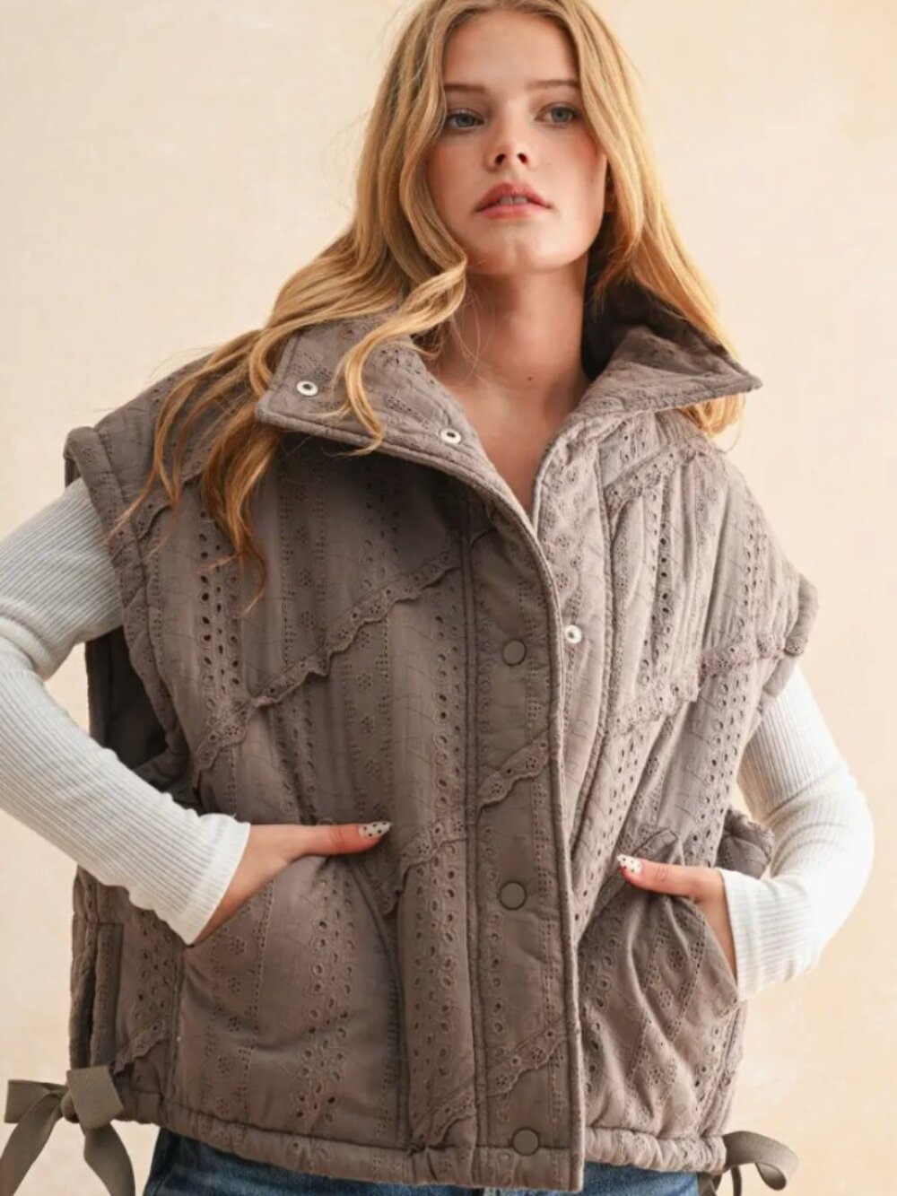 Crochet Puffy Vest